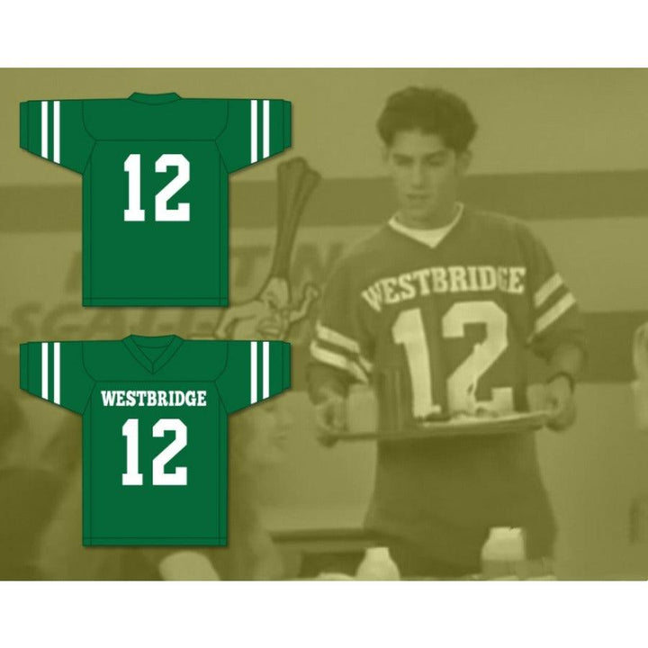 CUSTOM ANY Name Number MILO VENTIMIGLIA LETTERMAN 12 WESTBRIDGE HIGH SCHOOL Football Jersey Top Stitched S-6XL