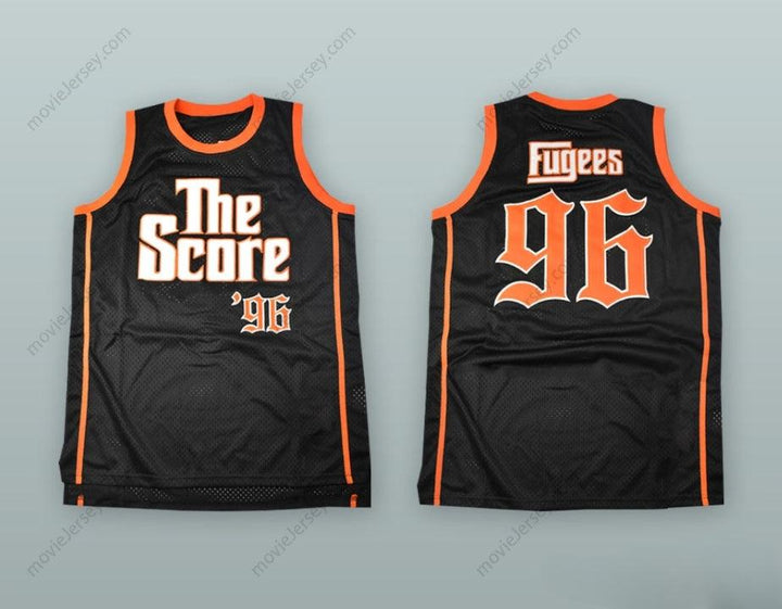 CUSTOM ANY Name Number FUGEES 96 THE SCORE BLACK BASKETBALL JERSEY Top Stitched S-6XL