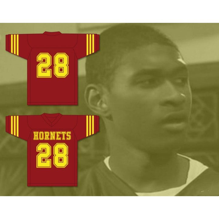 CUSTOM ANY Name Number GABE SANTORA 28 HERRINGTON HORNETS HIGH SCHOOL FOOTBALL JERSEY THE FACULTY Top Stitched S-6XL