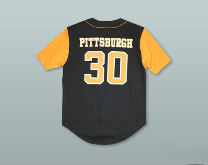Custom Any Name Number  CRAWFORDS 30 NEGRO LEAGUE BLACK BASEBALL JERSEY Top Stitched S-6XL