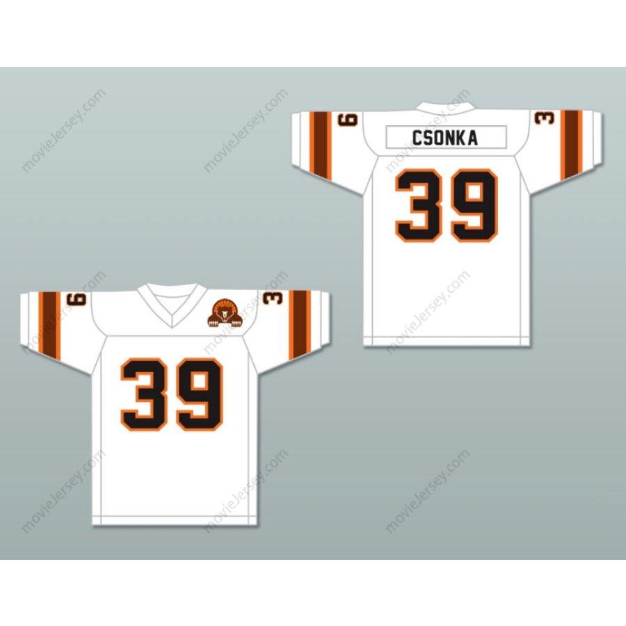 CUSTOM ANY Name Number 1974-75 WFL LARRY CSONKA 39 MEMPHIS GRIZZLIES ROAD Football Jersey Top Stitched S-6XL