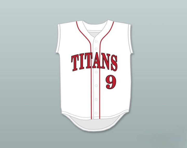 Custom Any Name Number JT REALMUTO 9 CARL ALBERT HIGH SCHOOL  WHITE BASEBALL JERSEY 2 Top Stitched S-6XL