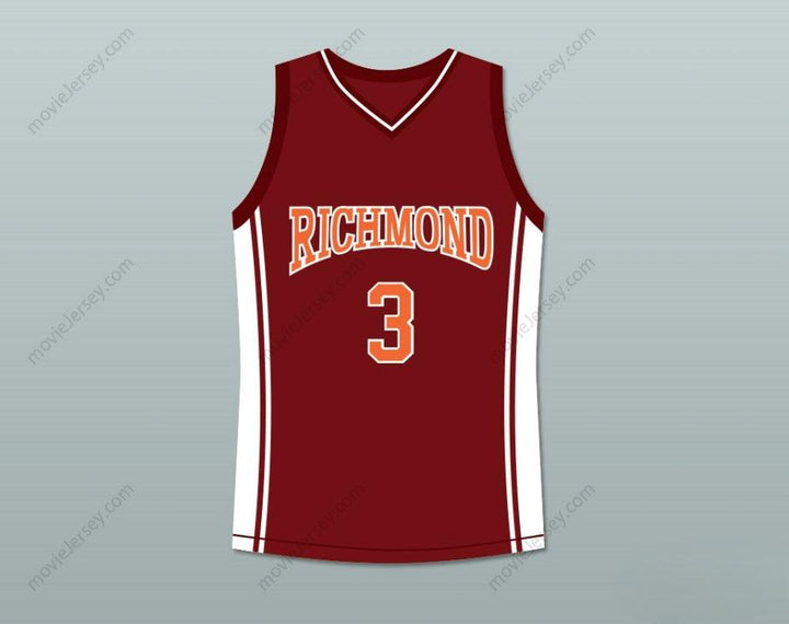 CUSTOM ANY Name Number JARON 'WORM' WILLIS 3 RICHMOND OILERS HOME BASKETBALL JERSEY COACH CARTER Top Stitched S-6XL