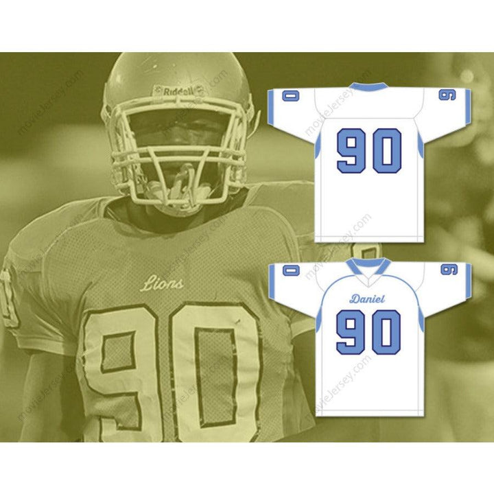 CUSTOM ANY Name Number SHAQ LAWSON 90 D. W. DANIEL HIGH SCHOOL LIONS Football Jersey Top Stitched S-6XL