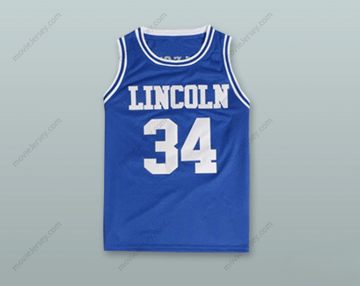 CUSTOM ANY Name Number JESUS SHUTTLESWORTH 34 LINCOLN HIGH SCHOOL BASKETBALL JERSEY HE GOT GAME Top Stitched S-6XL
