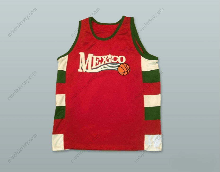 CUSTOM ANY Name Number MEXICO 22 RED BASKETBALL JERSEY Top Stitched S-6XL