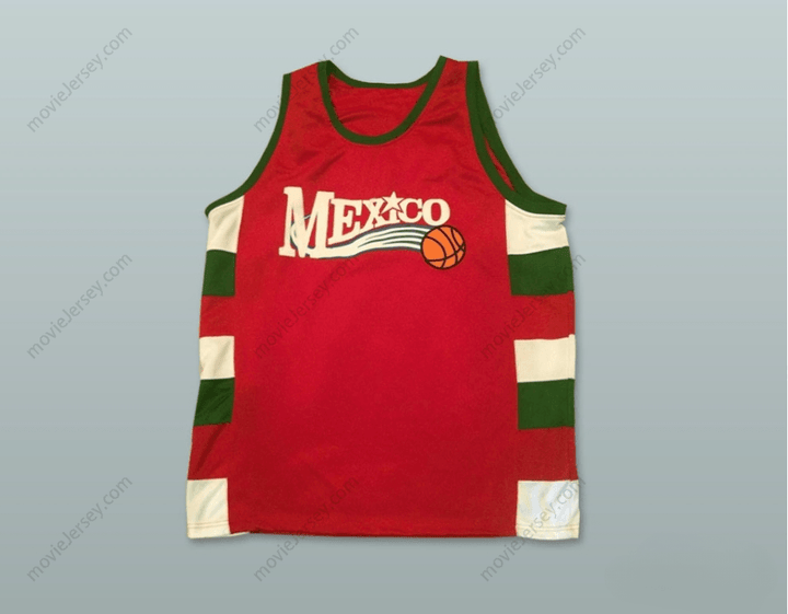 CUSTOM ANY Name Number MEXICO 22 RED BASKETBALL JERSEY Top Stitched S-6XL