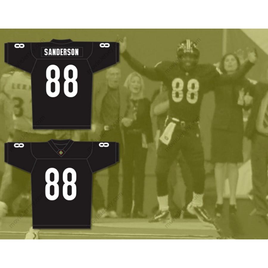 CUSTOM ANY Name Number JIMMY SANDERSON 88 MIAMI SHARKS WHITE TRIM Football Jersey Top Stitched S-6XL