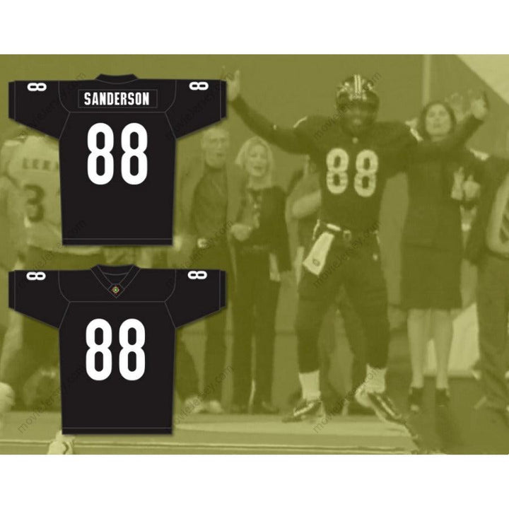 CUSTOM ANY Name Number JIMMY SANDERSON 88 MIAMI SHARKS WHITE TRIM Football Jersey Top Stitched S-6XL