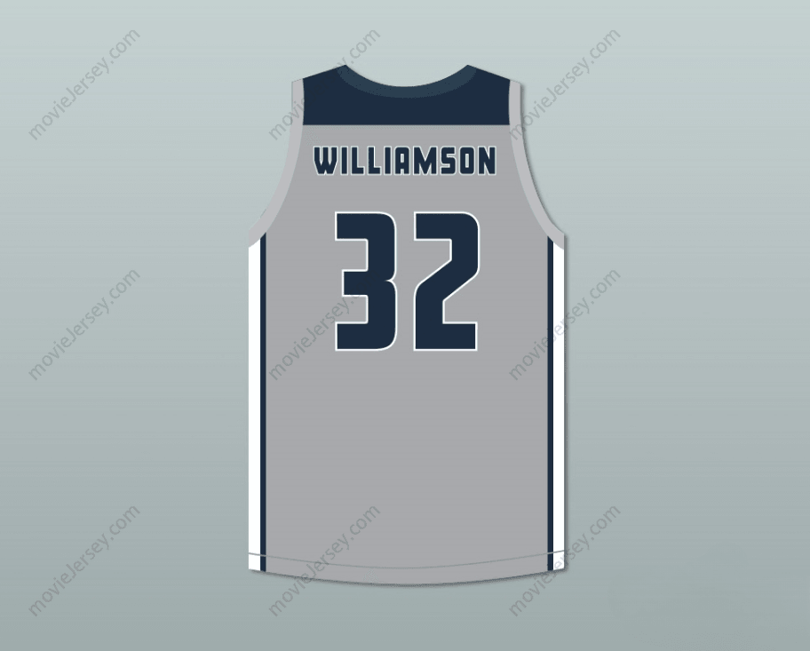 CUSTOM ANY Name Number ZION WILLIAMSON 32 SOUTH CAROLINA  GRAY BASKETBALL JERSEY 2 Top Stitched S-6XL