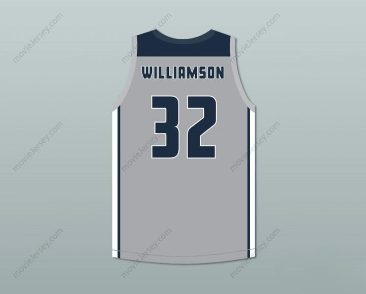 CUSTOM ANY Name Number ZION WILLIAMSON 32 SOUTH CAROLINA  GRAY BASKETBALL JERSEY 2 Top Stitched S-6XL