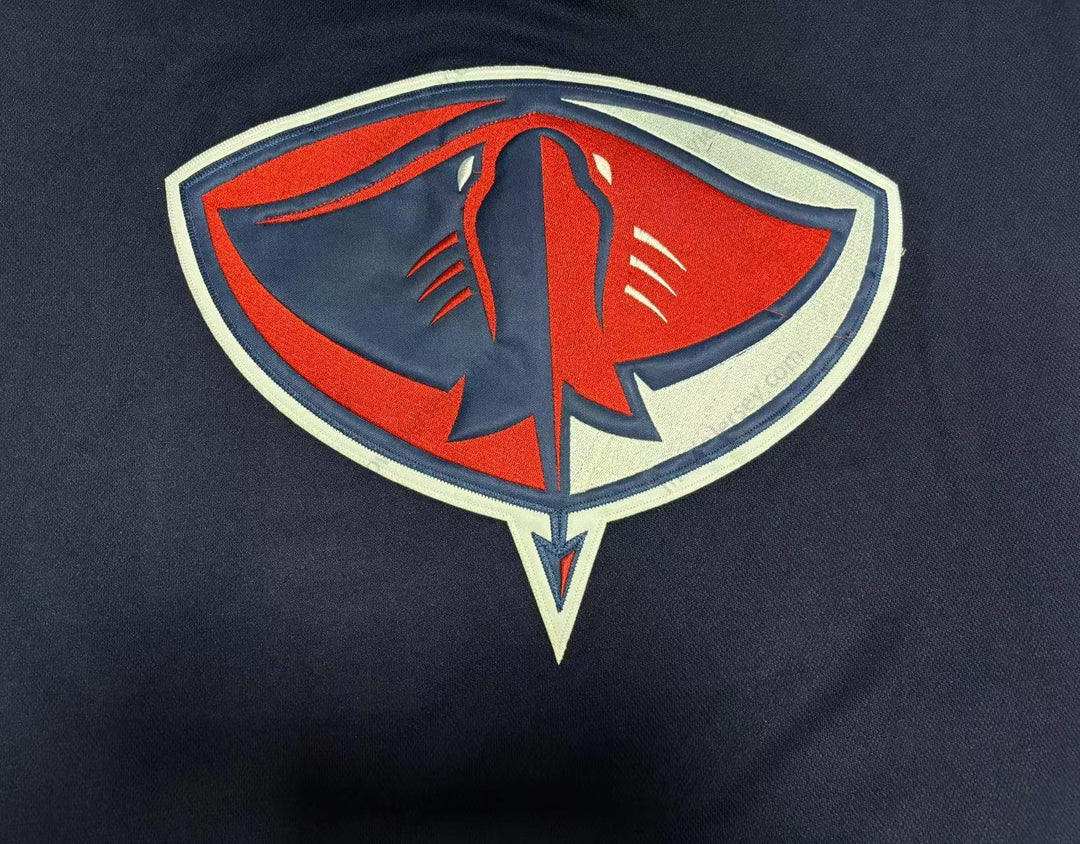 Custom Any Name Number SHANE CONNELLY 31 SOUTH CAROLINA STING RAYS NAVY BLUE HOCKEY JERSEY Top Stitched S-6XL