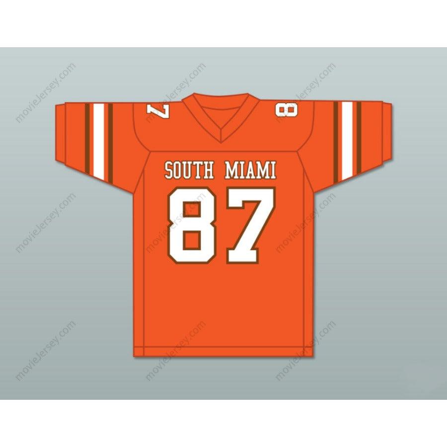 CUSTOM ANY Name Number DERRICK THOMAS 87 SOUTH MIAMI SENIOR HIGH SCHOOL COBRAS Football Jersey Top Stitched S-6XL