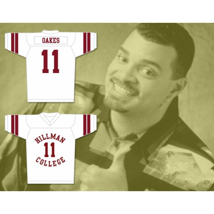 CUSTOM ANY Name Number WALTER OAKES 11 HILLMAN COLLEGE FOOTBALL JERSEY WITH EAGLE PATCH A DIFFERENT WORLD Top Stitched S-6XL
