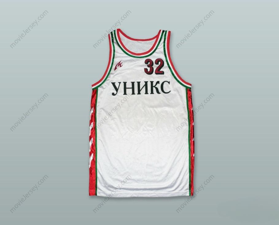 CUSTOM ANY Name Number BC UNICS KAZAN WHITE BASKETBALL JERSEY Top Stitched S-6XL