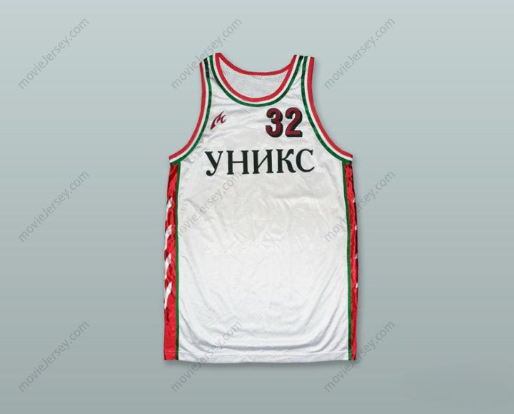 CUSTOM ANY Name Number BC UNICS KAZAN WHITE BASKETBALL JERSEY Top Stitched S-6XL