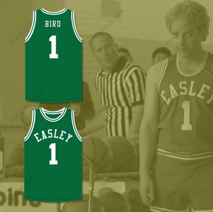 CUSTOM ANY Name Number LARRY BIRD 1 EASLEY HIGH SCHOOL BASKETBALL JERSEY THE LEGEND OF YOUNG LARRY BIRD SKIT Top Stitched S-6XL