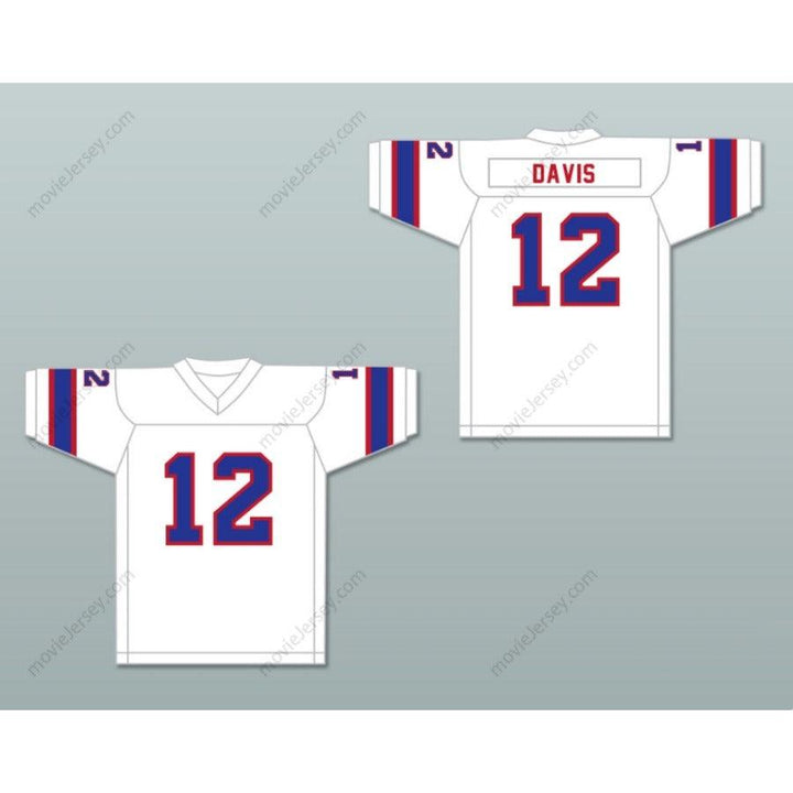 CUSTOM ANY Name Number 1974 WFL BOB DAVIS 12 FLORIDA BLAZERS ROAD Football Jersey Top Stitched S-6XL