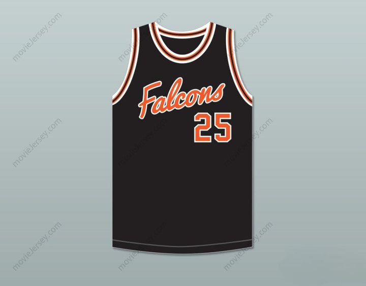CUSTOM ANY Name Number PAUL WESTPHAL 25 AVIATION HIGH SCHOOL FALCONS BLACK BASKETBALL JERSEY Top Stitched S-6XL