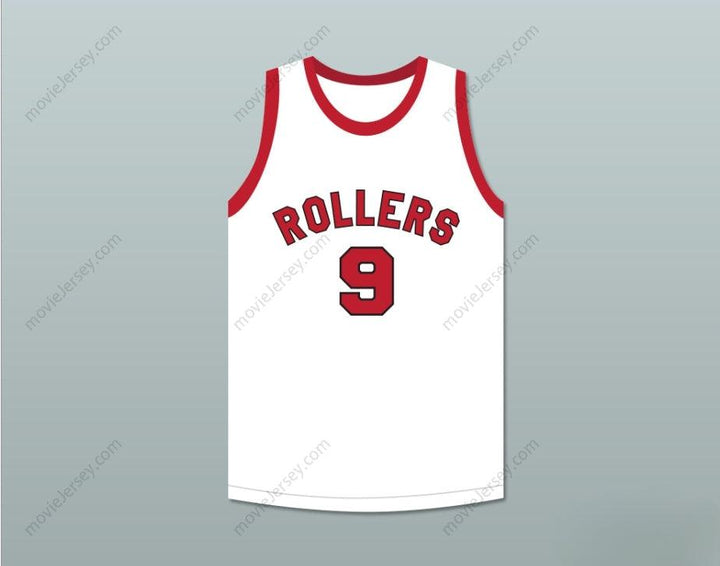 CUSTOM ANY Name Number BOB HUBBARD 9 PROVIDENCE STEAMROLLERS WHITE BASKETBALL JERSEY 4 Top Stitched S-6XL
