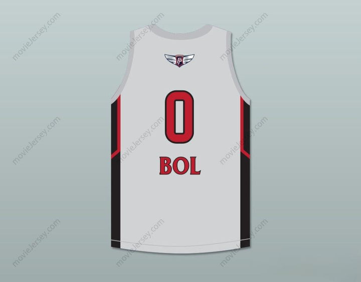CUSTOM ANY Name Number BOL BOL 0  PREP GRAY BASKETBALL JERSEY 2 Top Stitched S-6XL