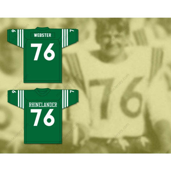 CUSTOM ANY Name Number MIKE WEBSTER 76 RHINELANDER HIGH SCHOOL HODAGS Football Jersey Top Stitched S-6XL