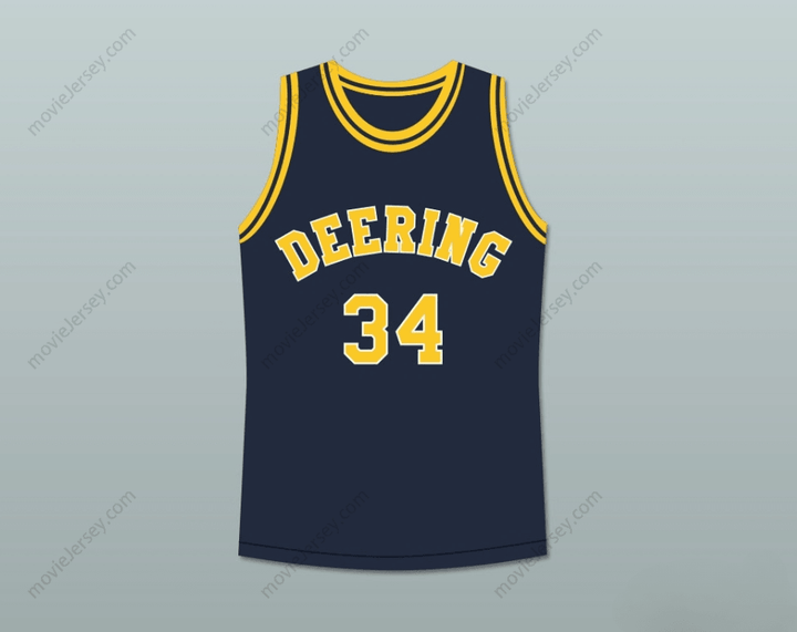 CUSTOM ANY Name Number HANG TIME JULIE CONNOR 34 DEERING TORNADOS HIGH SCHOOL BASKETBALL JERSEY Top Stitched S-6XL