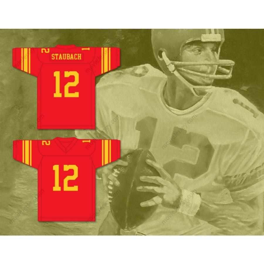 CUSTOM ANY Name Number ROGER STAUBACH 12 PURCELL MARIAN HIGH SCHOOL CAVALIERS FOOTBALL JERSEY Top Stitched S-6XL