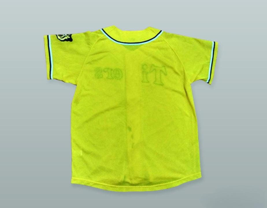 Custom Any Name Number HANSHIN TIGERS YELLOW BASEBALL JERSEY WITH PATCH Top Stitched S-6XL