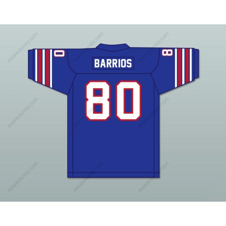 CUSTOM ANY Name Number 1974 WFL STEVE BARRIOS 80 BIRMINGHAM AMERICANS ROAD Football Jersey Top Stitched S-6XL