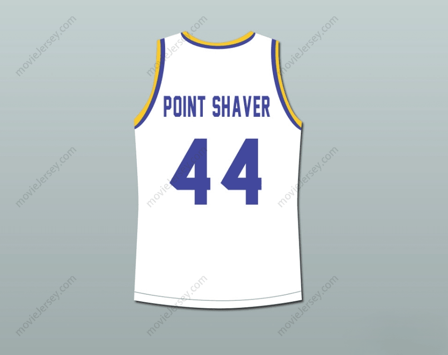 CUSTOM ANY Name Number ANTHONY C HALL TONY THE POINT SHAVER 44 WESTERN UNIVERSITY DOLPHINS WHITE BASKETBALL JERSEY BLUE CHIPS Top Stitched S-6XL