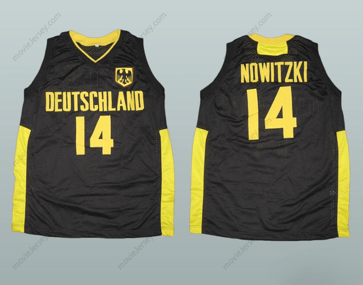 CUSTOM ANY Name Number DIRK NOWITZKI DEUTSCHLAND BASKETBALL JERSEY Top Stitched S-6XL