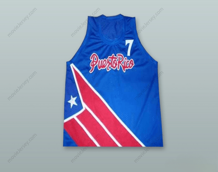 CUSTOM ANY Name Number CARLOS ARROYO 7 PUERTO RICO BASKETBALL JERSEY Top Stitched S-6XL