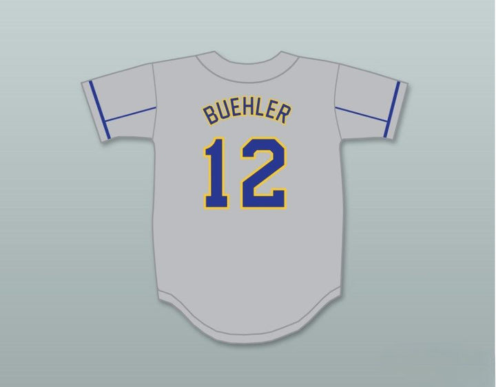 Custom Any Name Number WALKER BUEHLER 12 HENRY CLAY HIGH SCHOOL BLUE DEVILS GRAY BASEBALL JERSEY 2 Top Stitched S-6XL