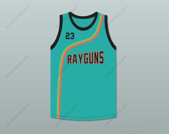 CUSTOM ANY Name Number MICHAEL   23 ROSWELL RAYGUNS TEAL BASKETBALL JERSEY Top Stitched S-6XL