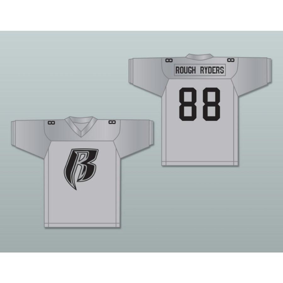 CUSTOM ANY Name Number ROUGH RYDERS 88 SILVER Football Jersey Top Stitched S-6XL