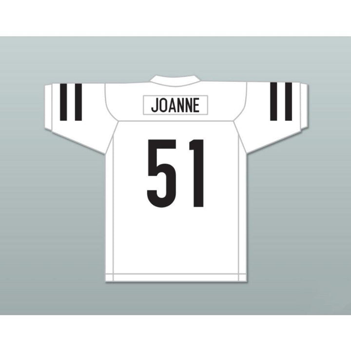 CUSTOM ANY Name Number LG JOANNE 51 PINK FOOTBALL JERSEY GAGA FIVE FOOT TWO Top Stitched S-6XL