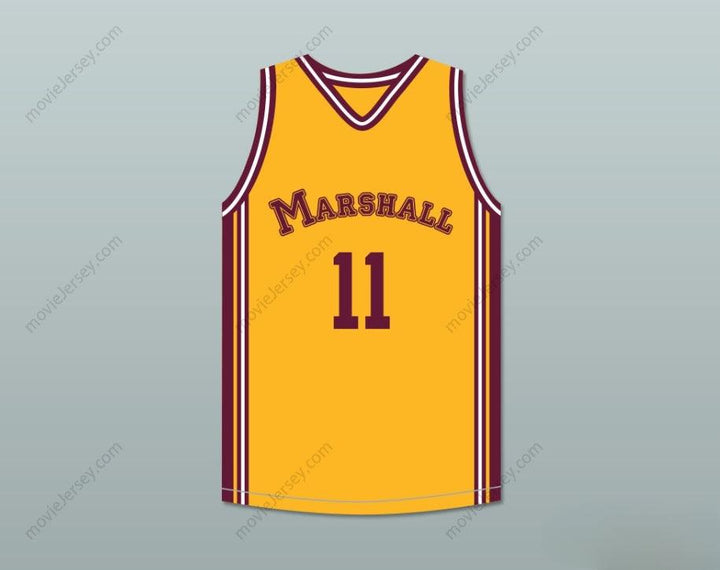 CUSTOM ANY Name Number ARTHUR AGEE JR 11 JOHN MARSHALL METROPOLITAN HIGH SCHOOL COMMANDOS BASKETBALL JERSEY HOOP DREAMS Top Stitched S-6XL