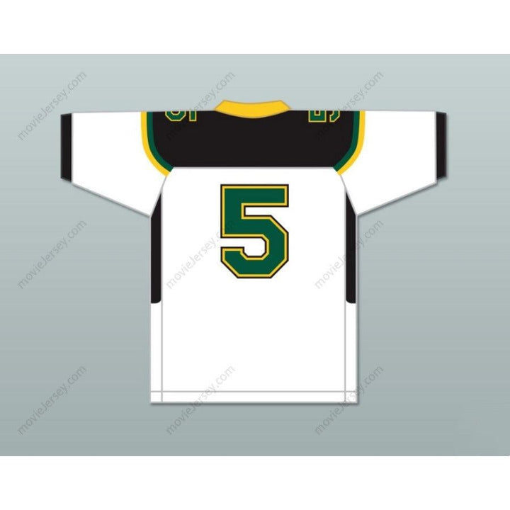 CUSTOM ANY Name Number DANNY GRAY 5 JAMES MADISON HIGH SCHOOL TROJANS WHITE Football Jersey Top Stitched S-6XL