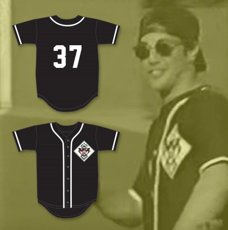 Custom Any Name Number KEANU REEVES 37 AARDVARKS BASEBALL JERSEY 1ST ANNUAL ROCK N' JOCK DIAMOND DERBY 1990 Top Stitched S-6XL