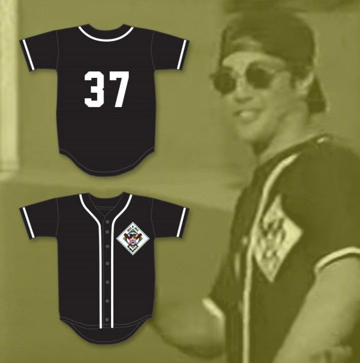 Custom Any Name Number KEANU REEVES 37 AARDVARKS BASEBALL JERSEY 1ST ANNUAL ROCK N' JOCK DIAMOND DERBY 1990 Top Stitched S-6XL