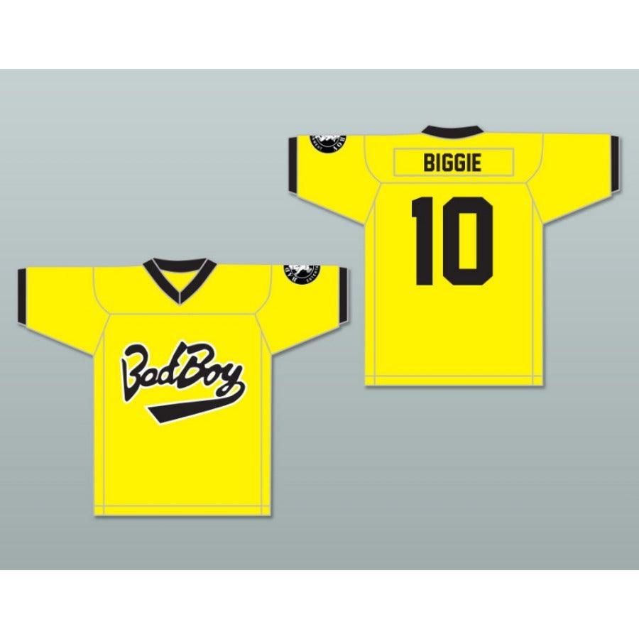 CUSTOM ANY Name Number BIGGIE SMALLS 10 BAD BOY FOOTBALL JERSEY Top Stitched S-6XL