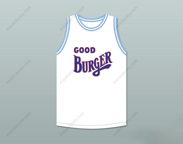 CUSTOM ANY Name Number DEXTER 2 GOOD BURGER WHITE BASKETBALL JERSEY Top Stitched S-6XL