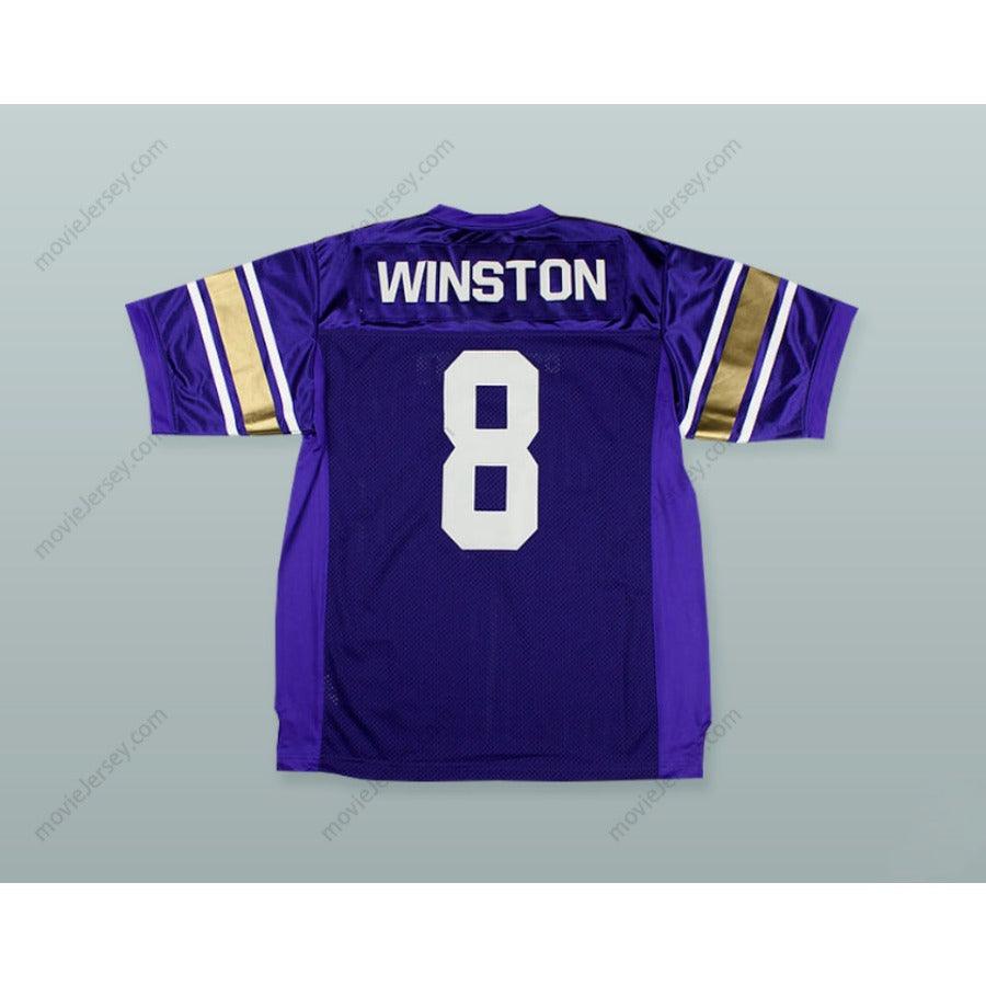 CUSTOM ANY Name Number JAMEIS WINSTON 8 HUEYTOWN HIGH SCHOOL GOLDEN GOPHERS FOOTBALL JERSEY Top Stitched S-6XL