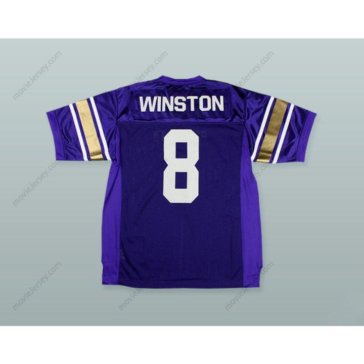 CUSTOM ANY Name Number JAMEIS WINSTON 8 HUEYTOWN HIGH SCHOOL GOLDEN GOPHERS FOOTBALL JERSEY Top Stitched S-6XL