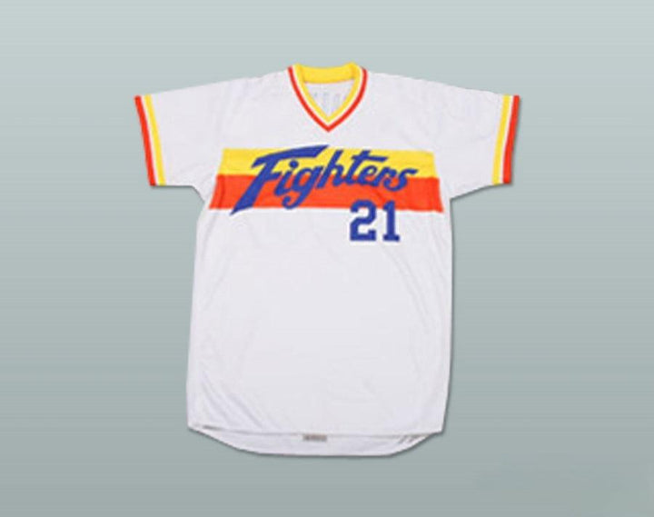 Custom Any Name Number YUKIHIRO NISHIZAKI 21 HOKKAIDO NIPPON-HAM FIGHTERS BASEBALL JERSEY STITCH SEWN Top Stitched S-6XL
