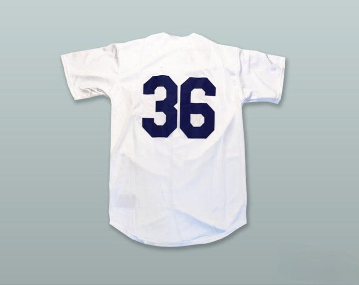 Custom Any Name Number 36 NEGRO LEAGUE WHITE BASEBALL JERSEY Top Stitched S-6XL