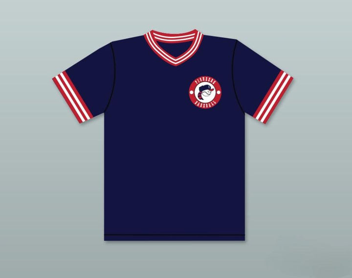 Custom Any Name Number ERNEST 'HAPPY' TALBOT 1 PIONEERS AWAY BASEBALL JERSEY HARDBALL SITCOM Top Stitched S-6XL