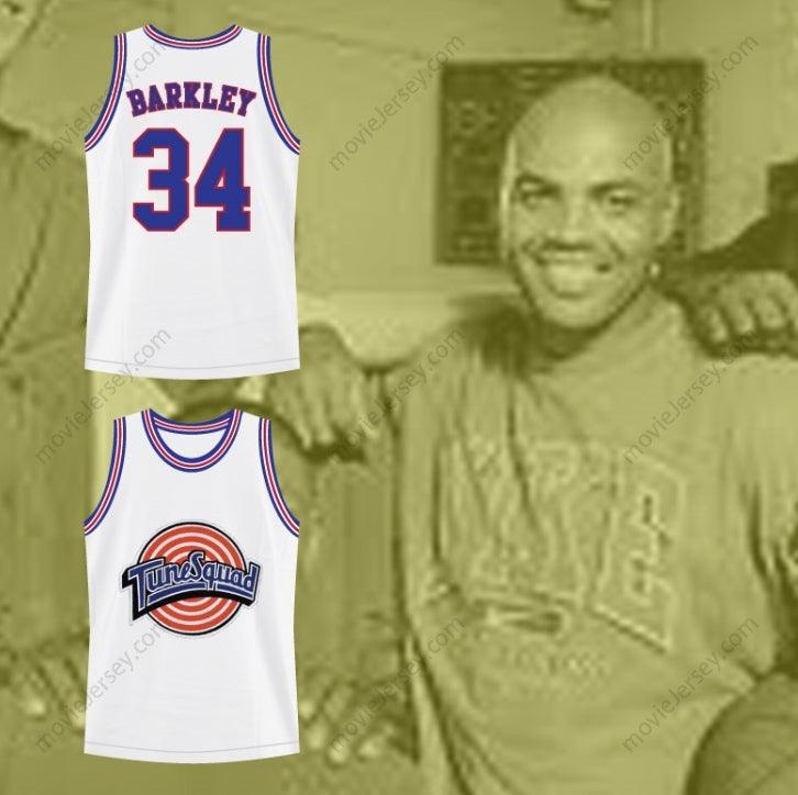 CUSTOM ANY Name Number SPACE JAM TUNE SQUAD CHARLES BARKLEY BASKETBALL JERSEY STITCH SEWN NEW Top Stitched S-6XL
