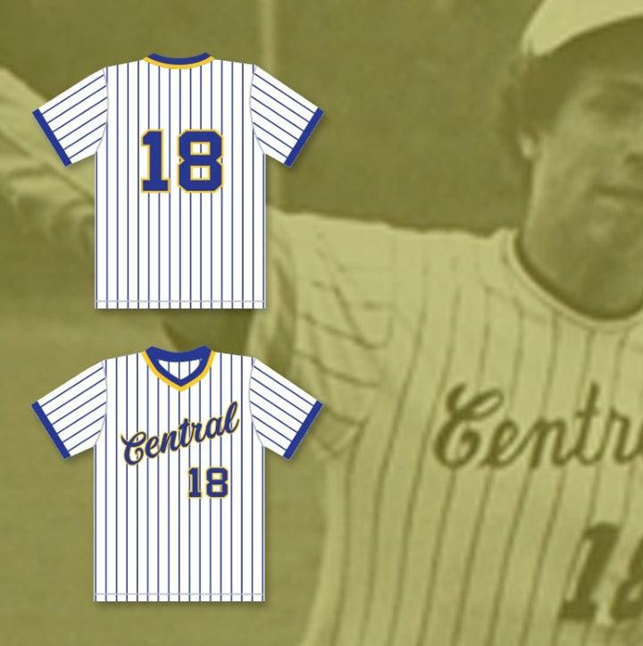 Custom Any Name Number DAN MARINO 18 CENTRAL CATHOLIC HIGH SCHOOL VIKINGS PINSTRIPED BASEBALL JERSEY Top Stitched S-6XL